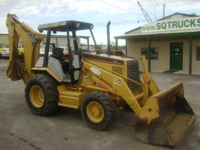 1997 caterpillar 416B backhoe 4X4, 4&1