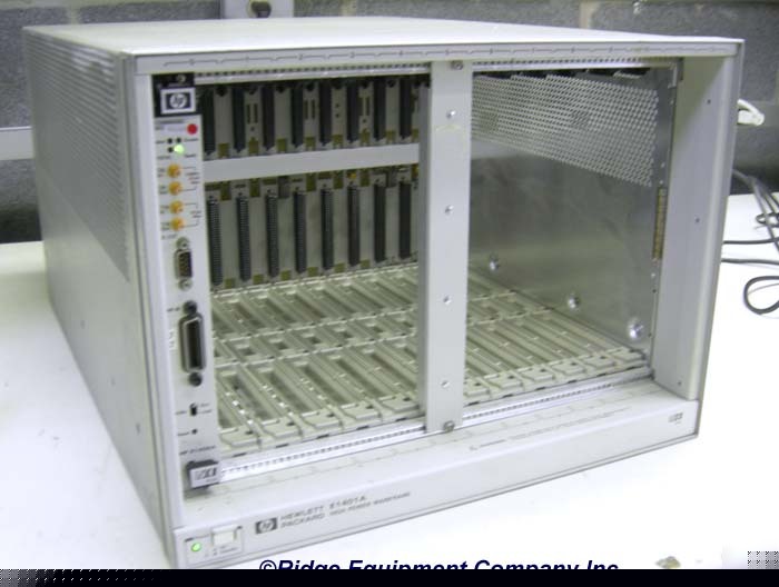Hp E1401A 75000 series vxi frame w/ E1406A comm module