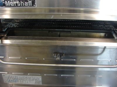 Middleby marshall electric double conveyor pizza oven