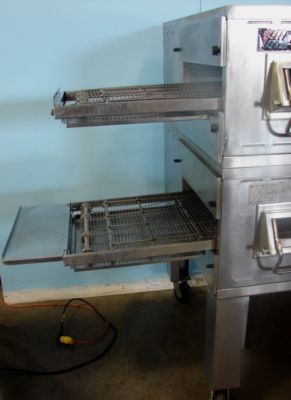 Middleby marshall electric double conveyor pizza oven