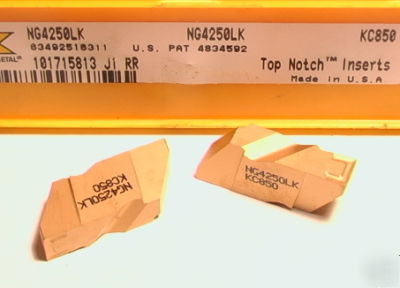 NG4250LK KC850 kennametal inserts