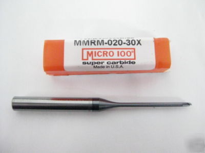 New micro 100 mmrm-020-30X carbide end mill (b*78)