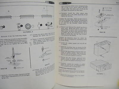 Original heathkit sba-100-1 transceiver mount manual 