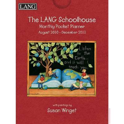 Schoolhouse susan winget 2011 monthly pocket planner lg