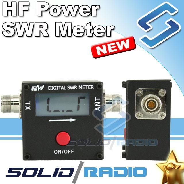 Digital vhf uhf power & swr meter for portable radio