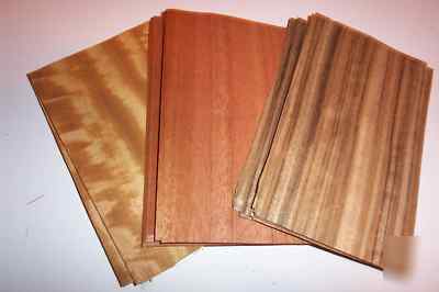 Exotic wood veneer eucalyptus,sapele,and ? 12 sq.ft.+