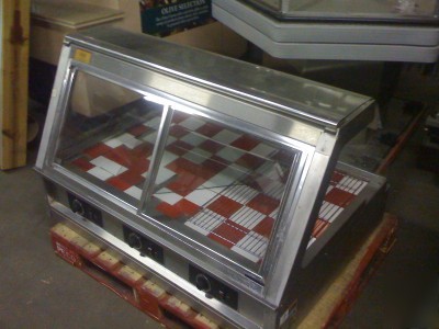 Hot food retail display case by bk industries