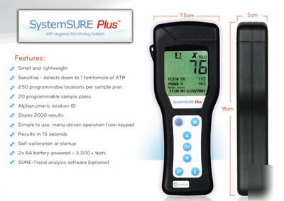 Hygiena systemsure plus, atp hygiene monitoring system