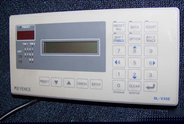 Keyence bl-V35E barcode display interface unit-2 ports