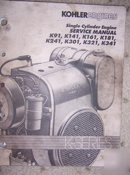 1992 kohler engine manual single cylinder K91 K341 + p
