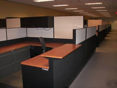 (54) teknion office cubicle stations only $599 ea 