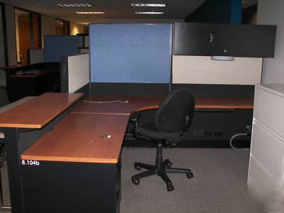 (54) teknion office cubicle stations only $599 ea 
