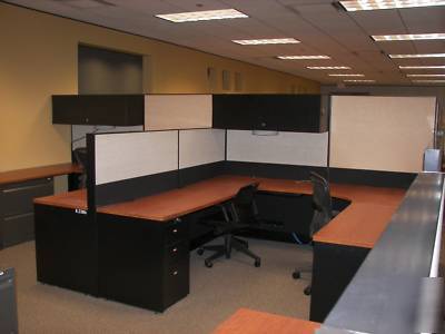 (54) teknion office cubicle stations only $599 ea 