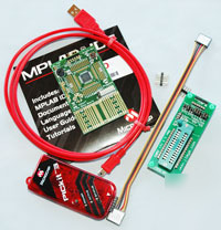 Icsp adapter zif 28 pic w/ pickit 3 development kit