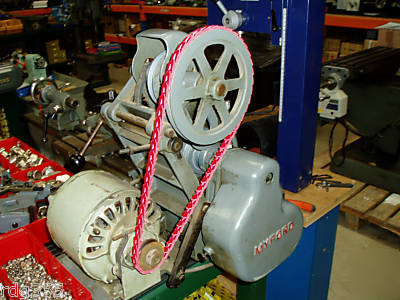 Powertwist vee belt for myford lathe motor drive ML7