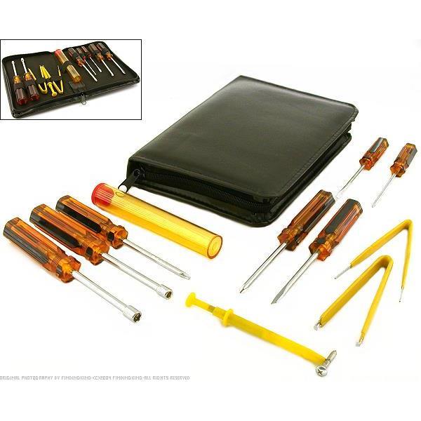11 computer repair upgrade travel tool kit zip case