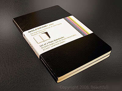 2 moleskine volant pocket plain notebook journal black