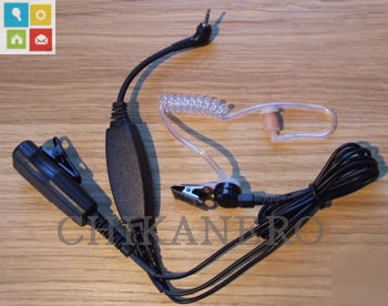 Kevlar earpiece for motorola tetra airwave police radio