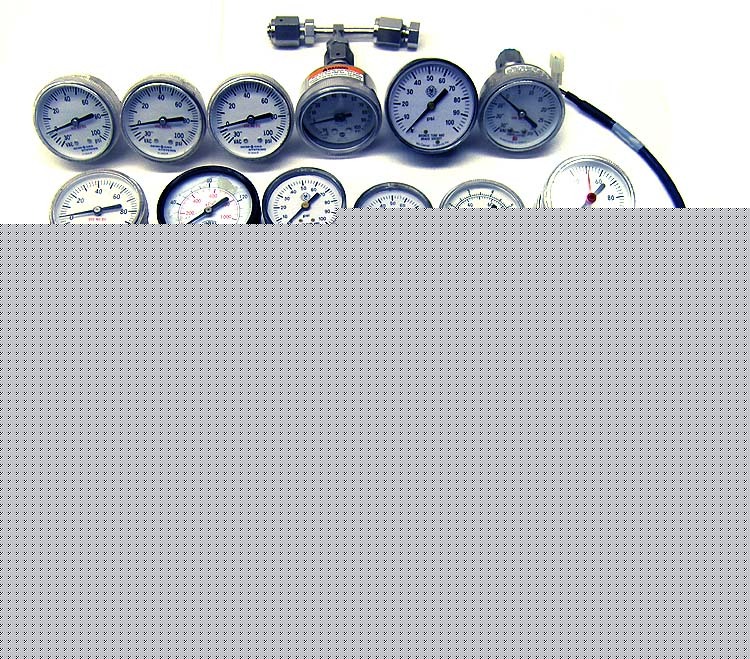 Lot 21 pressure gauge gas air usg span millipore vacuum