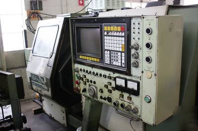 Okuma lc-20-2SC 4-axis cnc lathe - 2 turrets & t'stock