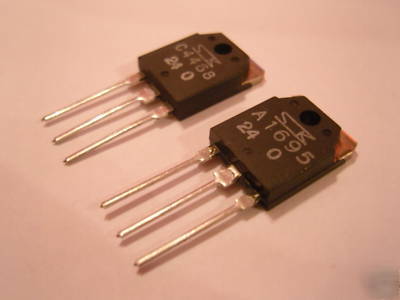Sanken high power audio transistor 2SA1695 2SC4468 X12 