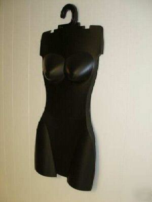 20 female black plastic body forms/mannequins/display 
