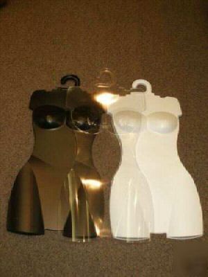 20 female black plastic body forms/mannequins/display 