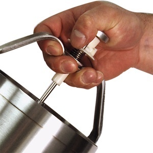 Aluminum pancake batter dispenser -pancakes mix dropper