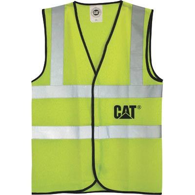 Cat hi-vis green safety vest - x-large # CAT019501X