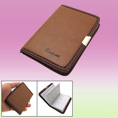 Faux leather beige cover writing phone address book