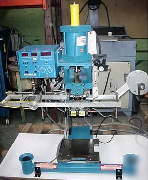 Franklin model 1020 roll leaf hot stamp marking machine