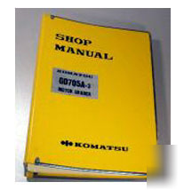 Komatsu shop service manual GD705A-3 motor grader book