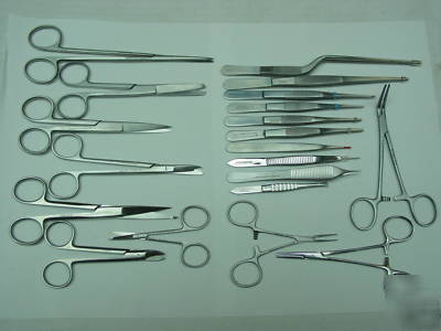 New brand 20 hu-friedy/mader scissors,forceps,hemostats
