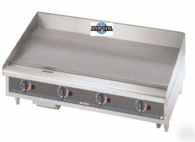 New star-max gas griddles w/thermostatic controls- -648TD