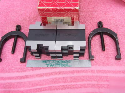 New starrett 568 v-blocks(2)w/clamps xlnt $383 when wow