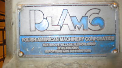 Polamco horizontal vertical milling machine