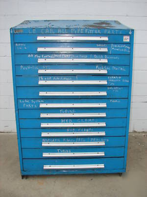 Rack/vidmar 13 drawer industrial cabinet **excellent**