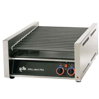 Star 30C hot dog grill, chrome rollers, 30 dogs, 1150 w