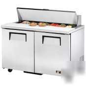 True tssu-48-12| sandwich/salad unit 2 doors s/s|