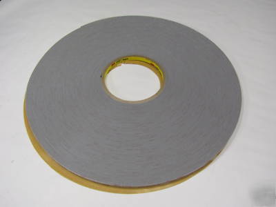 3M double acrylic foam tape 1/4IN x 36YDS gray #4956