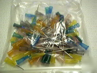  50 pc blunt hypodermic needles for oil glue +4 syrenge