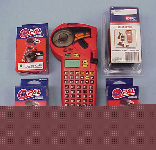 Brady idpal handheld labeler labeling tool label maker