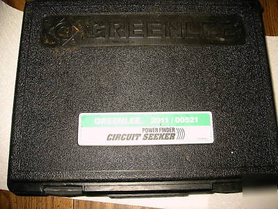 Greenlee 2011 circuit seeker / tracer - best 