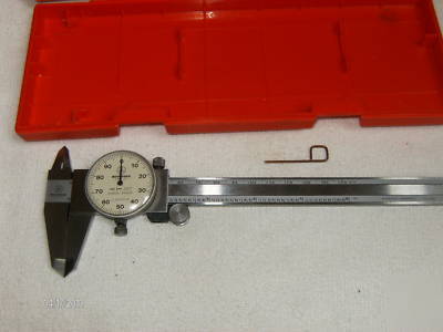 Mitutoyo 6 inch dial calipers model 505-637-50
