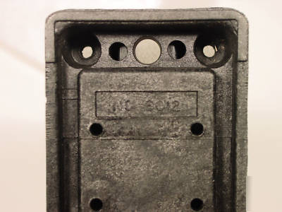 New 1 terminal block 12 position 600V 75 amps -loc c-15