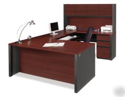 New 7PC u-shape executive office desk set, #be-pst-U1