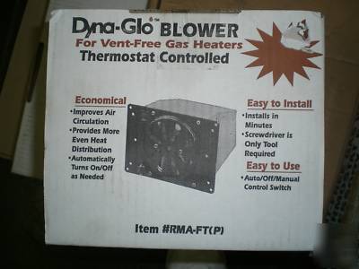 New dyna-glo blower for vent free gas heaters - 