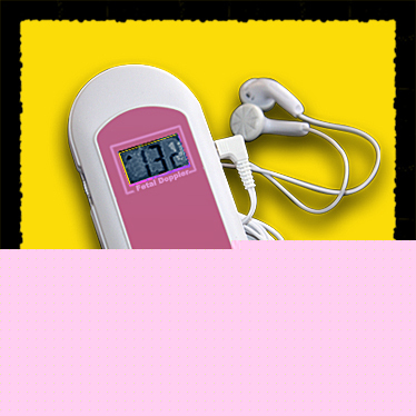 New fetal doppler heart monitor with lcd for baby heart