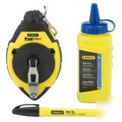 Stanley 47-681 100 chalk line reel and chalk set 47-681