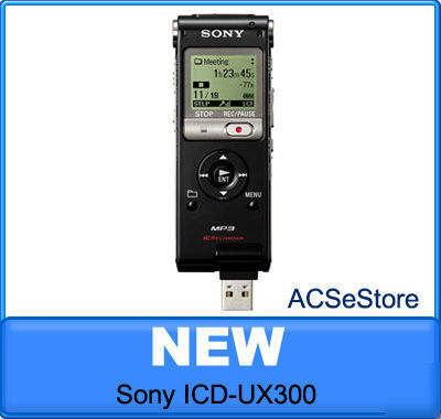 New brand sony icd-UX300 4GB digital voice recorder